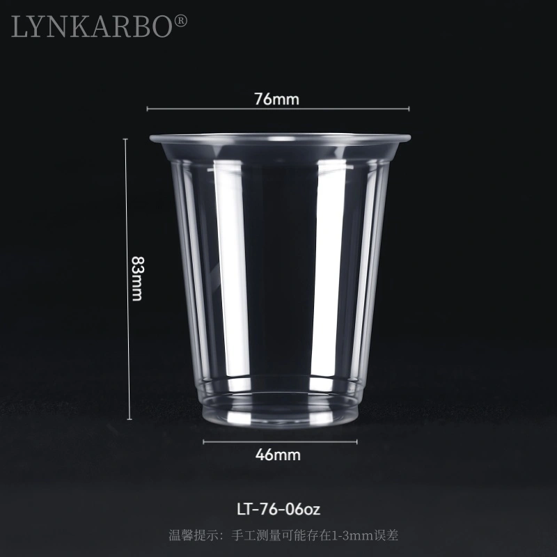 Kubek PLA o średnicy 76 mm i pojemności 6 uncji