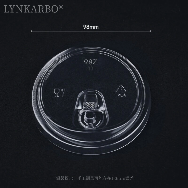 Pokrywka bez słomki o średnicy 98 mm z PLA